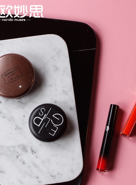 大理石托盘北欧创意西餐盘子天然简约家用餐盘欧式牛排盘置物摆件