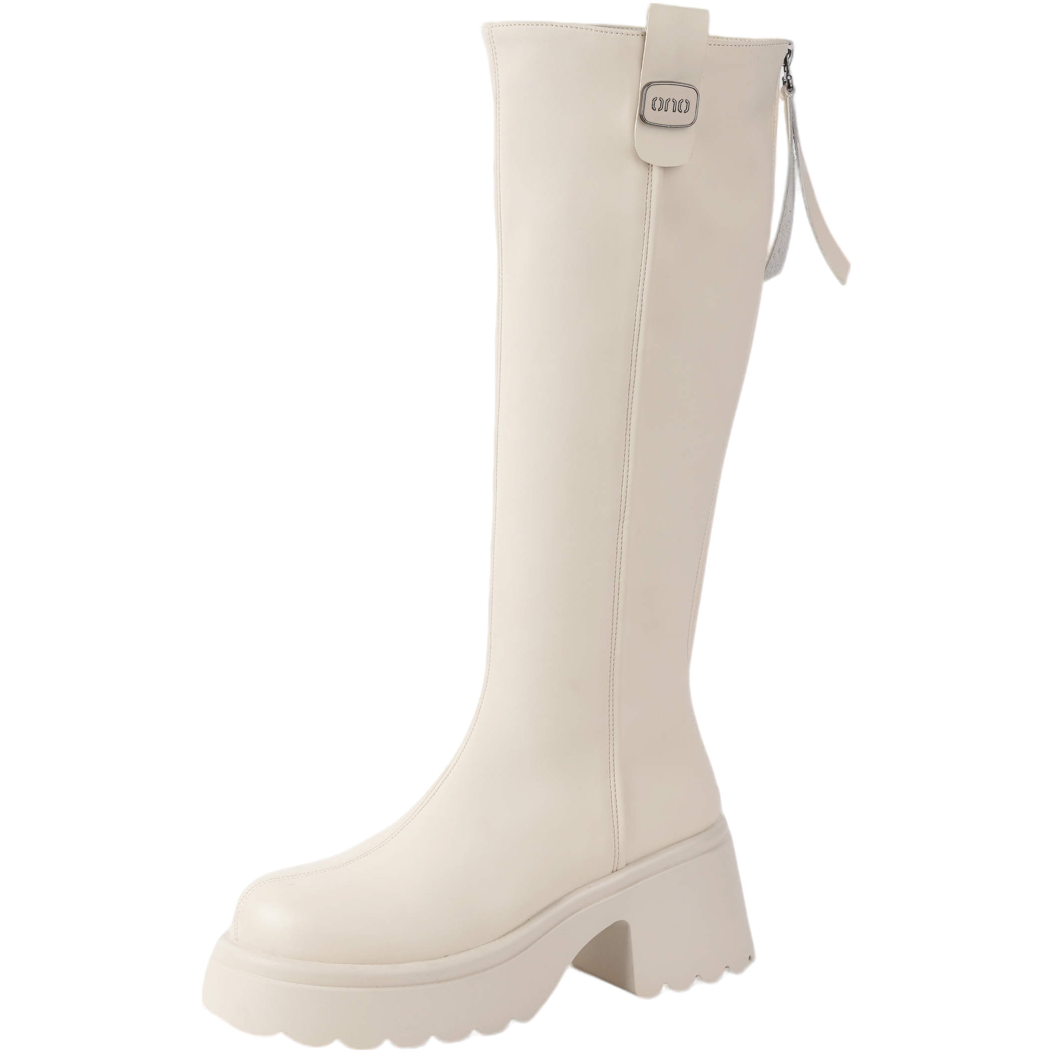 2025秋冬长筒靴时尚靴增高骑士靴厚底小个子百搭英伦风长靴潮流 - 图3