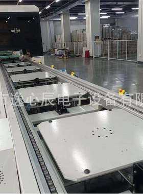 流水线7寸平板生产预装全自动功能托盘倍速链装配线制作