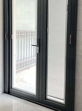 免打孔无轨纱门折叠无下轨防蚊大门铜门别墅入户门推拉纱门见新品