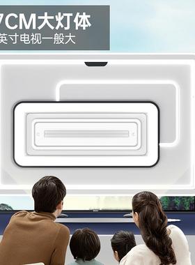 客厅主灯2024新款无叶风扇灯现代简约大气吊扇灯家用一体中山灯具