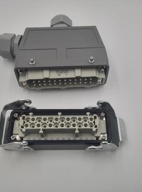 重载连接器热流道模具工业防水HDC-HE-024双出口