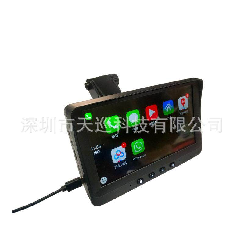 爆款7寸无线Carplay无线互联便携式安卓Auto触摸车载显示器 - 图3