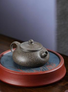 全手工寒江紫砂壶原矿正宗大师级粗砂茶壶高档茶具家用