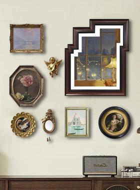 法式复古小众装饰画组合欧式宫廷风美式轻奢摆台壁画餐厅墙面挂画