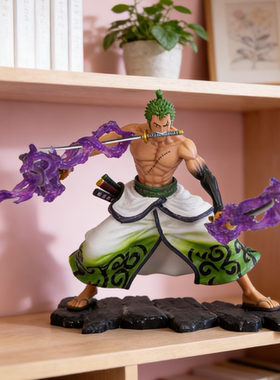 海贼王索隆桌面摆件免安装ins风