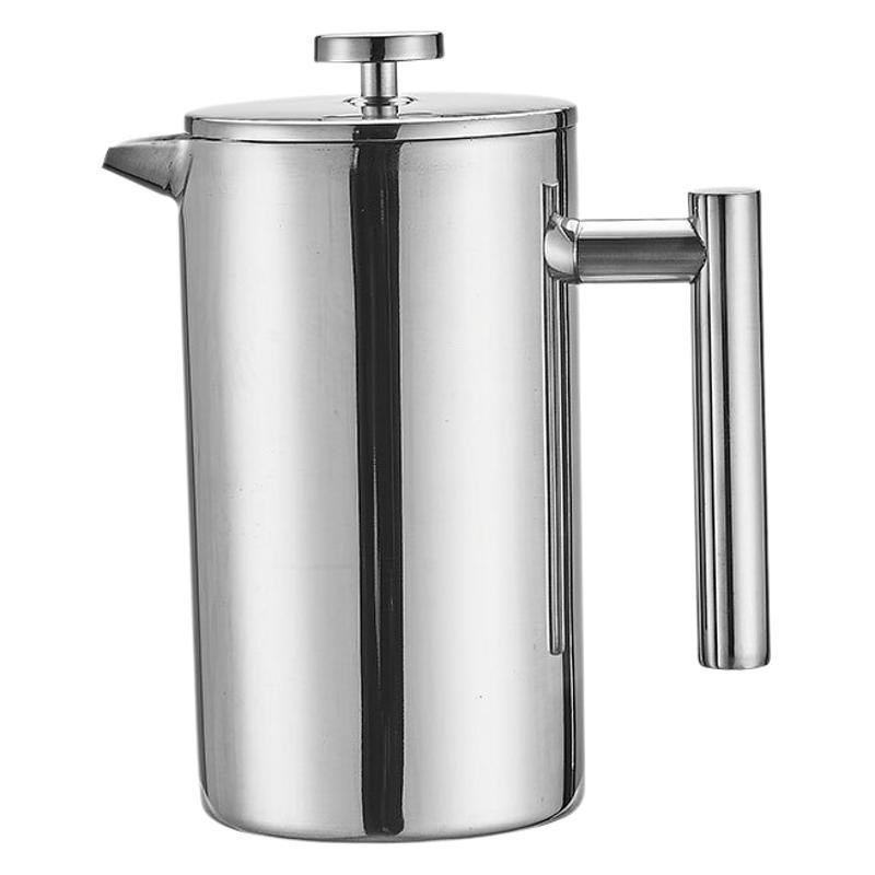 304双层不锈钢法压壶法式手冲咖啡壶多功能冲茶壶泡茶壶家用过滤 - 图3