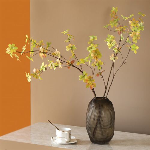 芝麻家居 现代i简约轻奢玻璃花瓶家居客厅茶几电视柜插花器摆件 - 图2