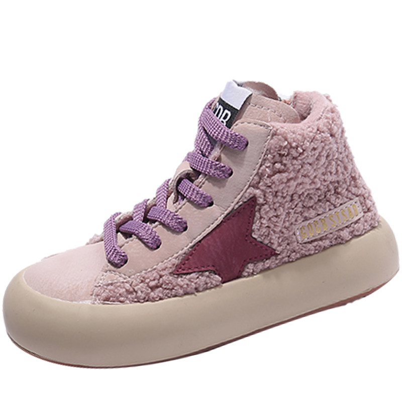 女童加绒运动鞋2023冬季新款二棉鞋男童高筒板鞋网红儿童保暖棉鞋,淘宝优惠券,粉丝福利购,淘宝优惠卷