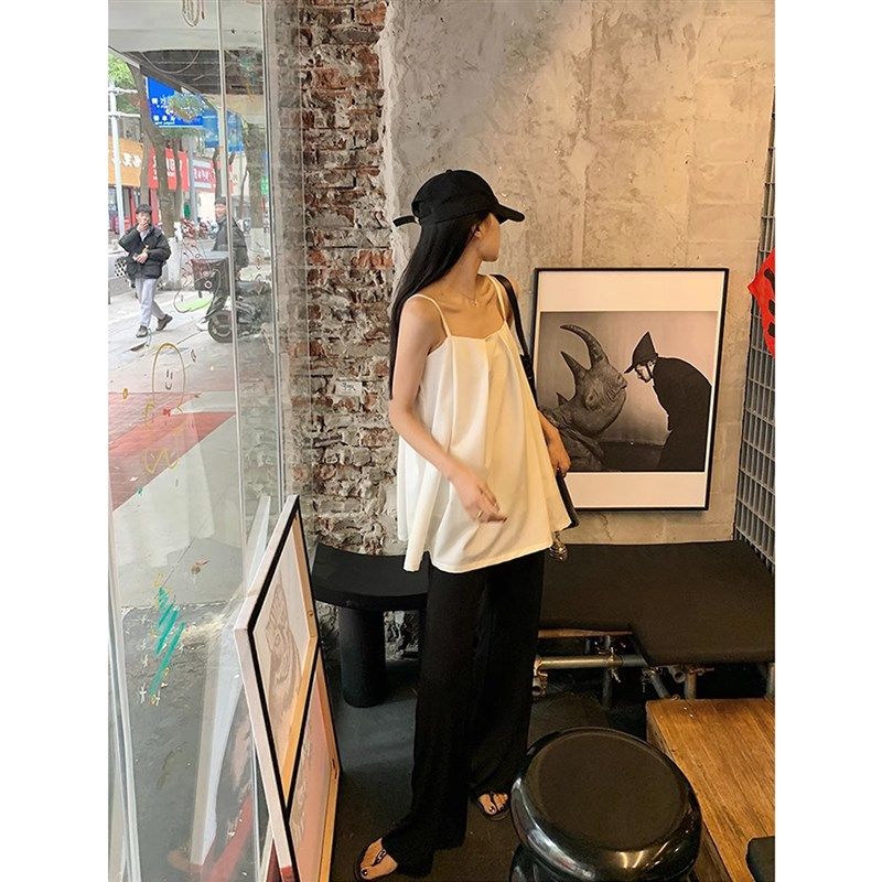 孕妇装吊带背心女夏季2024新款外穿黑色无袖一字肩露肩上衣春秋款,淘宝优惠券,粉丝福利购,淘宝优惠卷