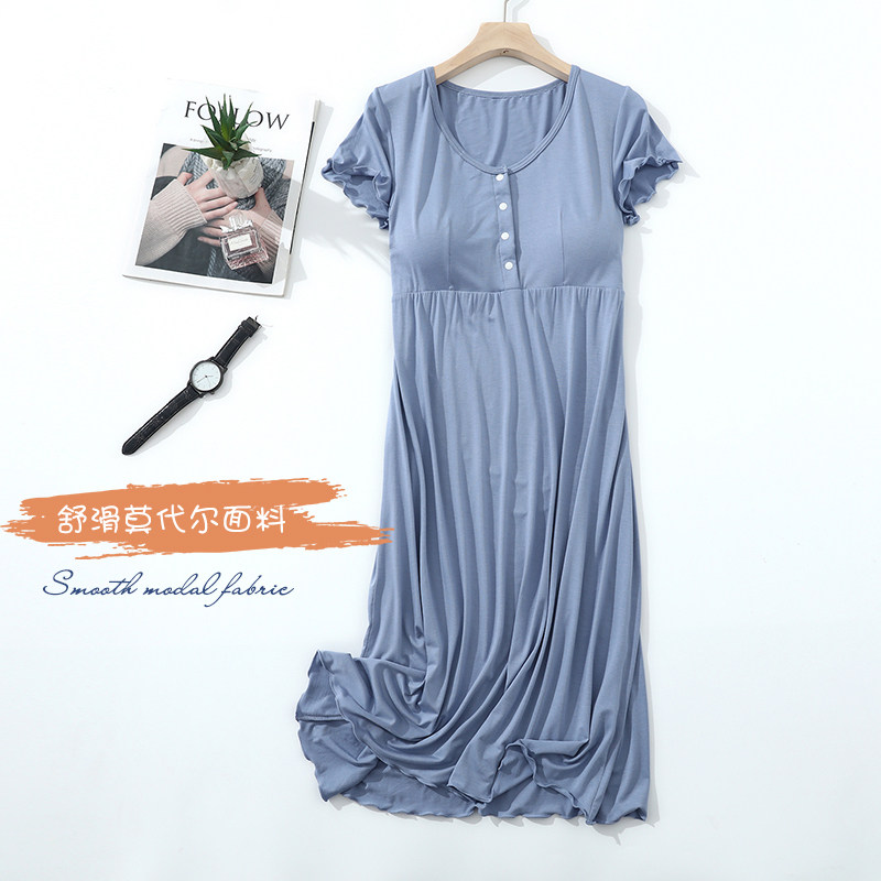 哺乳连衣裙夏季免穿文胸气质孕妇装潮辣妈2021款产后显瘦喂奶衣服,淘宝优惠券,粉丝福利购,淘宝优惠卷