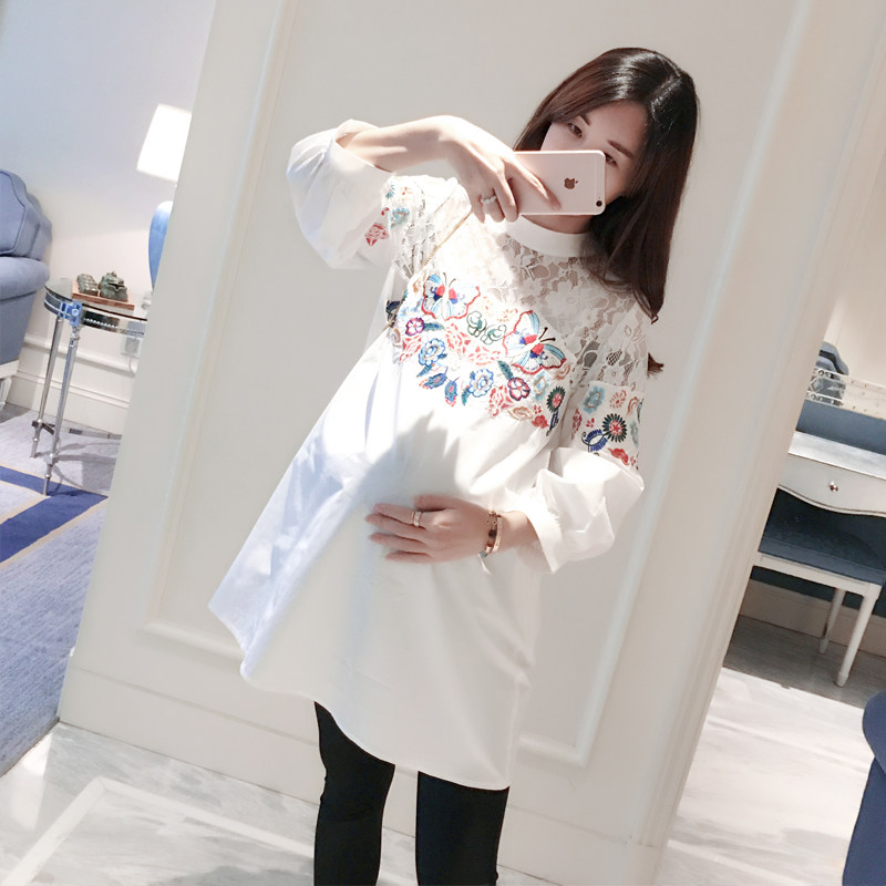 2021孕妇秋装网红款新款上衣女宽松韩版大码潮辣妈个性a字娃娃衫,淘宝优惠券,粉丝福利购,淘宝优惠卷