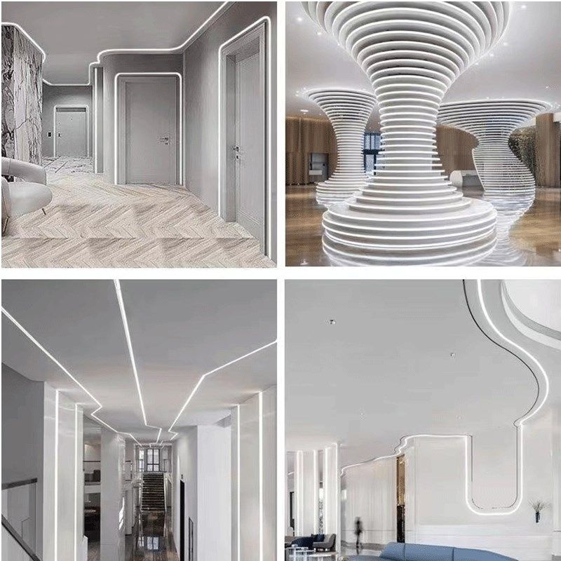 led灯带硅胶灯带线条灯户外防水嵌入式柔性灯24v12v220v 线条灯带,淘宝优惠券,粉丝福利购,淘宝优惠卷