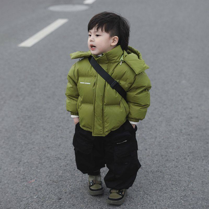 男宝宝棉衣外套冬装儿童套装加厚羽绒棉服男童连帽外套宽松洋派棉,淘宝优惠券,粉丝福利购,淘宝优惠卷