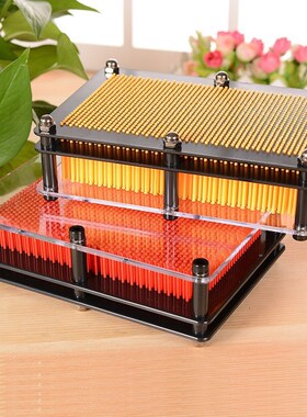 大号塑料方形g手印3D克隆手模百变针画 立体针雕画儿童玩具