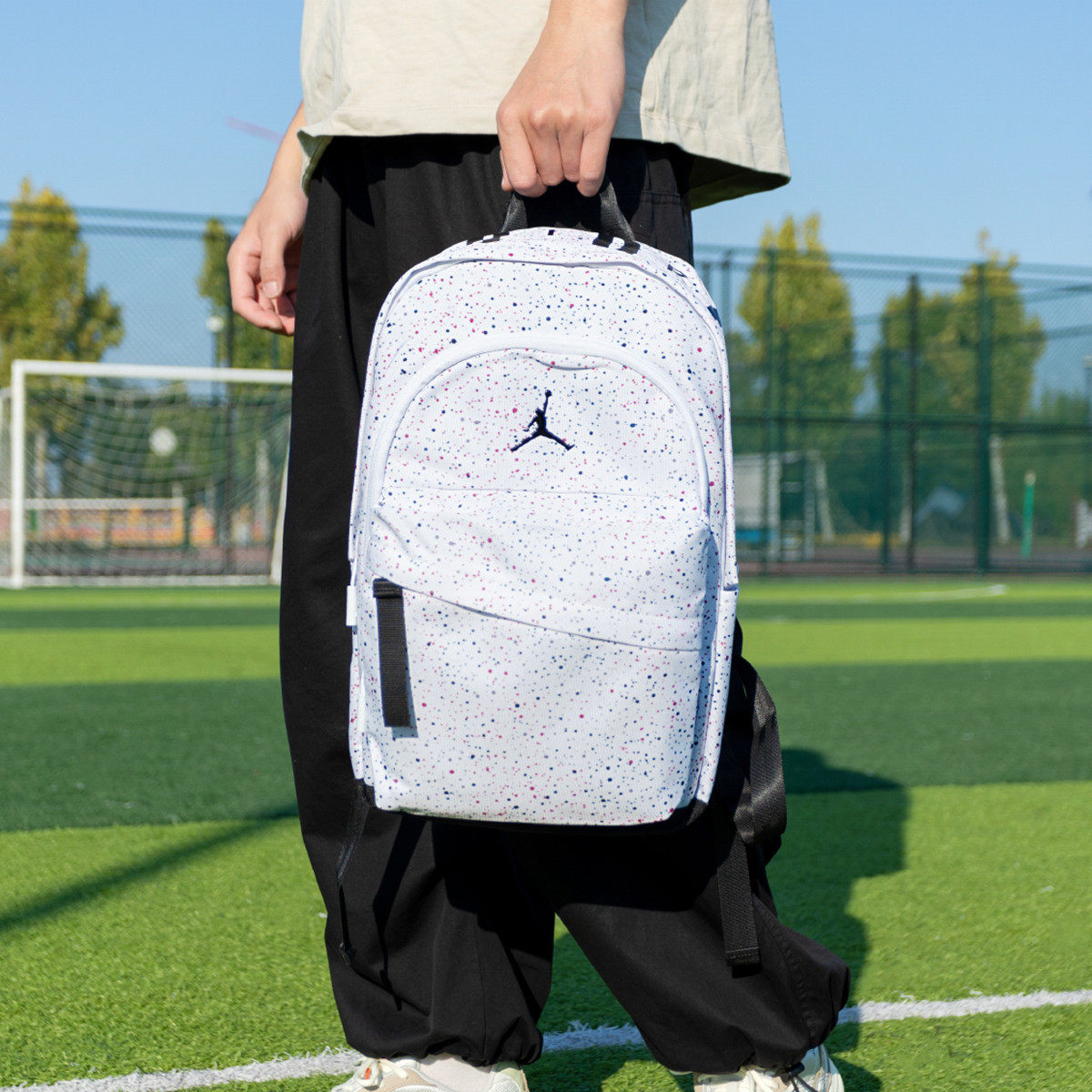 JORDAN双肩包男女学生书包大容量电脑包旅行包运动休闲满天星背包,淘宝优惠券,粉丝福利购,淘宝优惠卷
