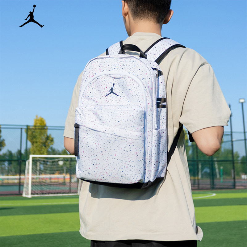 JORDAN双肩包男女学生书包大容量电脑包旅行包运动休闲满天星背包,淘宝优惠券,粉丝福利购,淘宝优惠卷