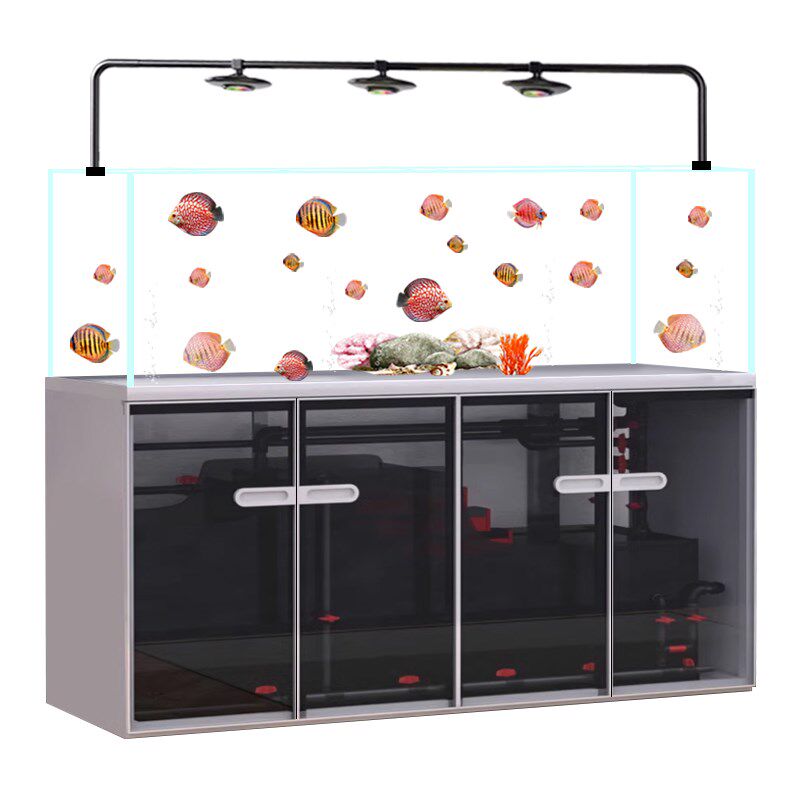 缸内无管件卓底h滤鱼缸客厅一体拉筋宁无管道静音鱼缸大中型定制,淘宝优惠券,粉丝福利购,淘宝优惠卷