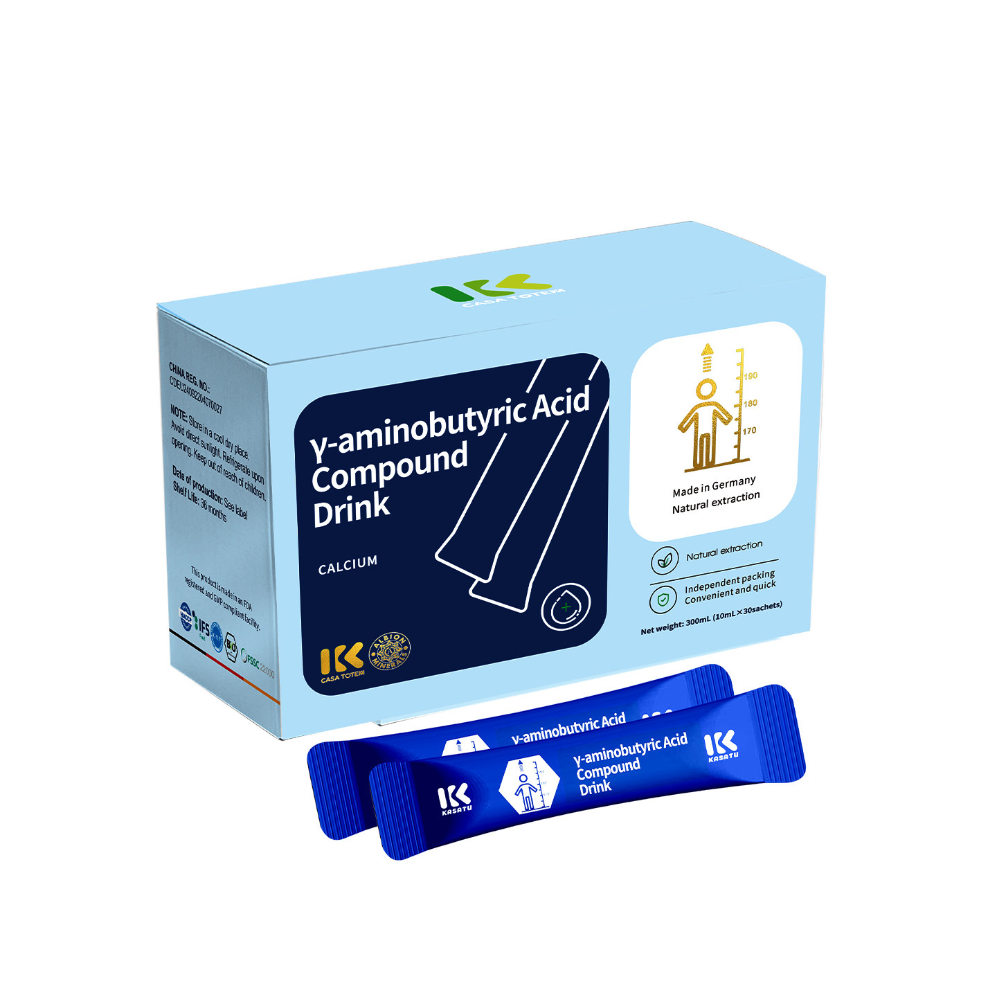 德国CASA TOTEM卡莎图γ-氨基丁酸伽马L赖氨酸儿童青少年学生生长,淘宝优惠券,粉丝福利购,淘宝优惠卷