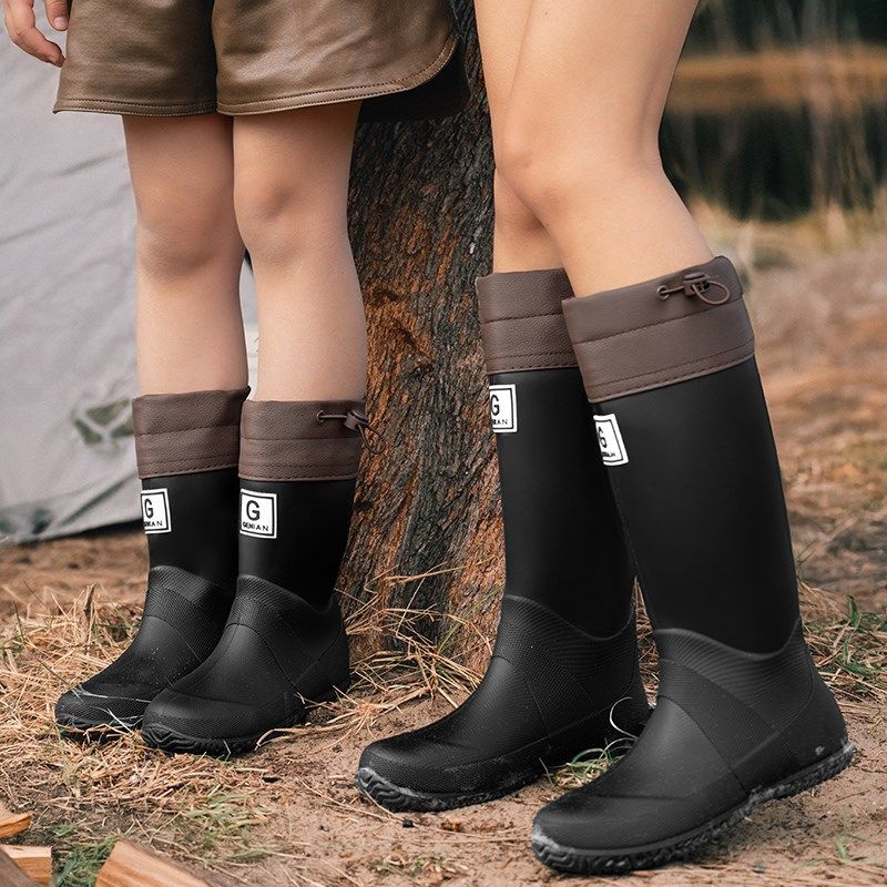 平底高筒靴软底大码女靴雨鞋成人男防滑轻便大童徒Z步水鞋靴子,淘宝优惠券,粉丝福利购,淘宝优惠卷
