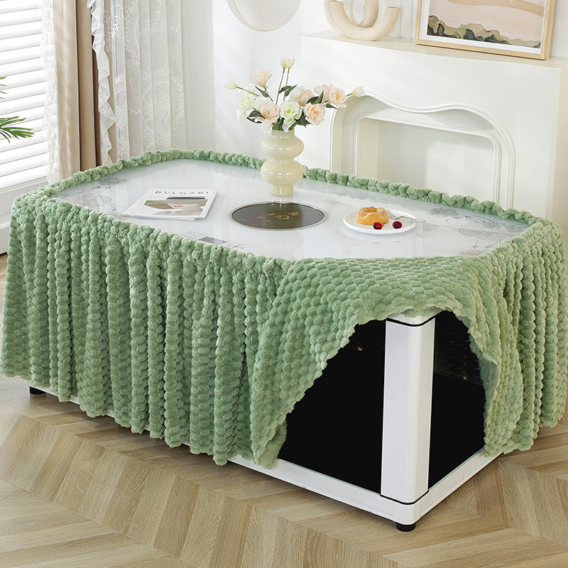 烤火桌子b罩套长方形加绒加厚烤火被子电炉罩套新款取暖茶几桌布,淘宝优惠券,粉丝福利购,淘宝优惠卷