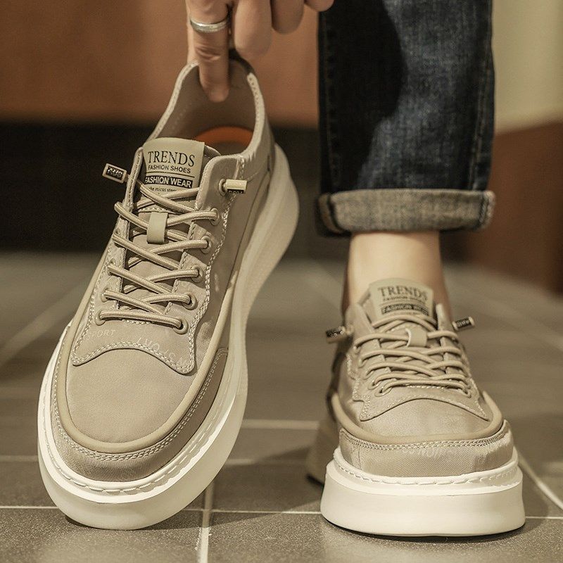 夏季大码男鞋4h5加宽加肥休闲板鞋46一脚蹬帆布鞋47透气薄款布鞋4,淘宝优惠券,粉丝福利购,淘宝优惠卷