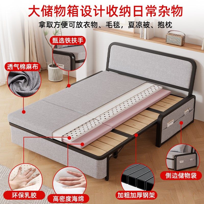 沙发床两用新款布艺无扶手小户型客厅单人伸缩床,淘宝优惠券,粉丝福利购,淘宝优惠卷