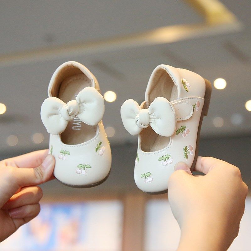 春秋季新款女宝宝鞋子0一1-2岁小童公主L皮鞋婴儿鞋防滑软底学步,淘宝优惠券,粉丝福利购,淘宝优惠卷