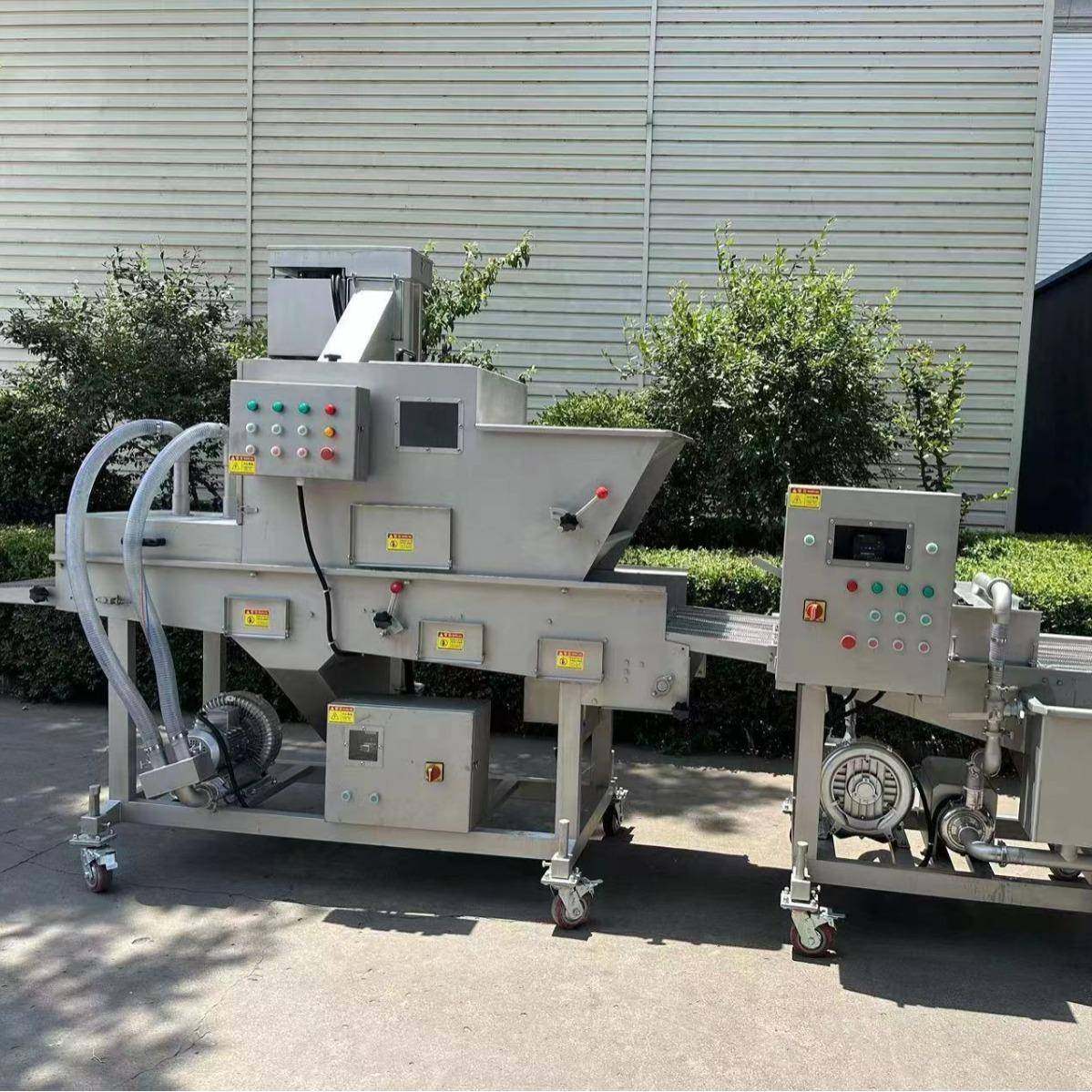 脆蟹平行式上糠机全自动黄金鸡柳上面包屑机器春卷裹糠设备,淘宝优惠券,粉丝福利购,淘宝优惠卷