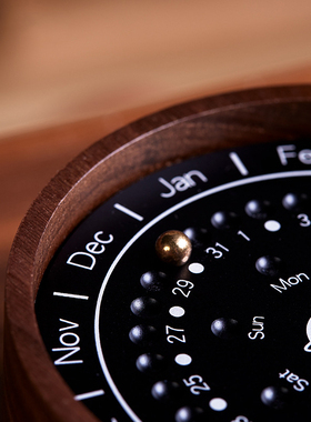 日晷万年历创意行星日历x办公室桌面摆件送男文创礼品