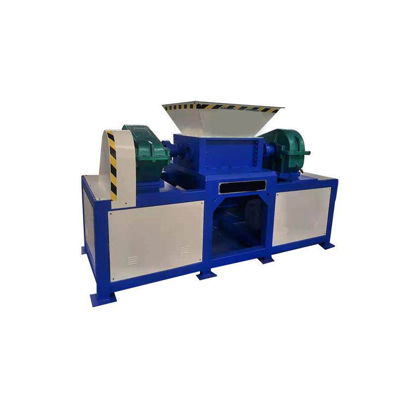 Large double-shaft shredder metal garbage single-shaft shredder chassis plastic wood crushing industrial scrap iron crushing