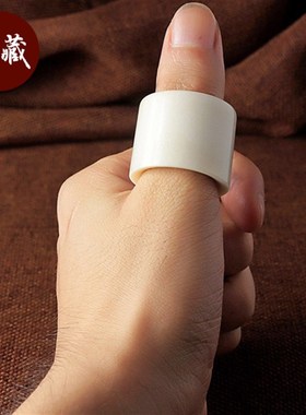 天然手工鹿角扳指戒指男士大拇指霸气指环射箭板子把玩高密度饰品