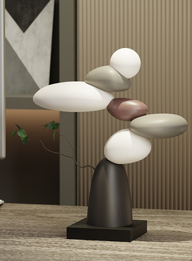 时来运转摆件轻奢高档玄关创意客厅高端J大气上档次桌面高级感小