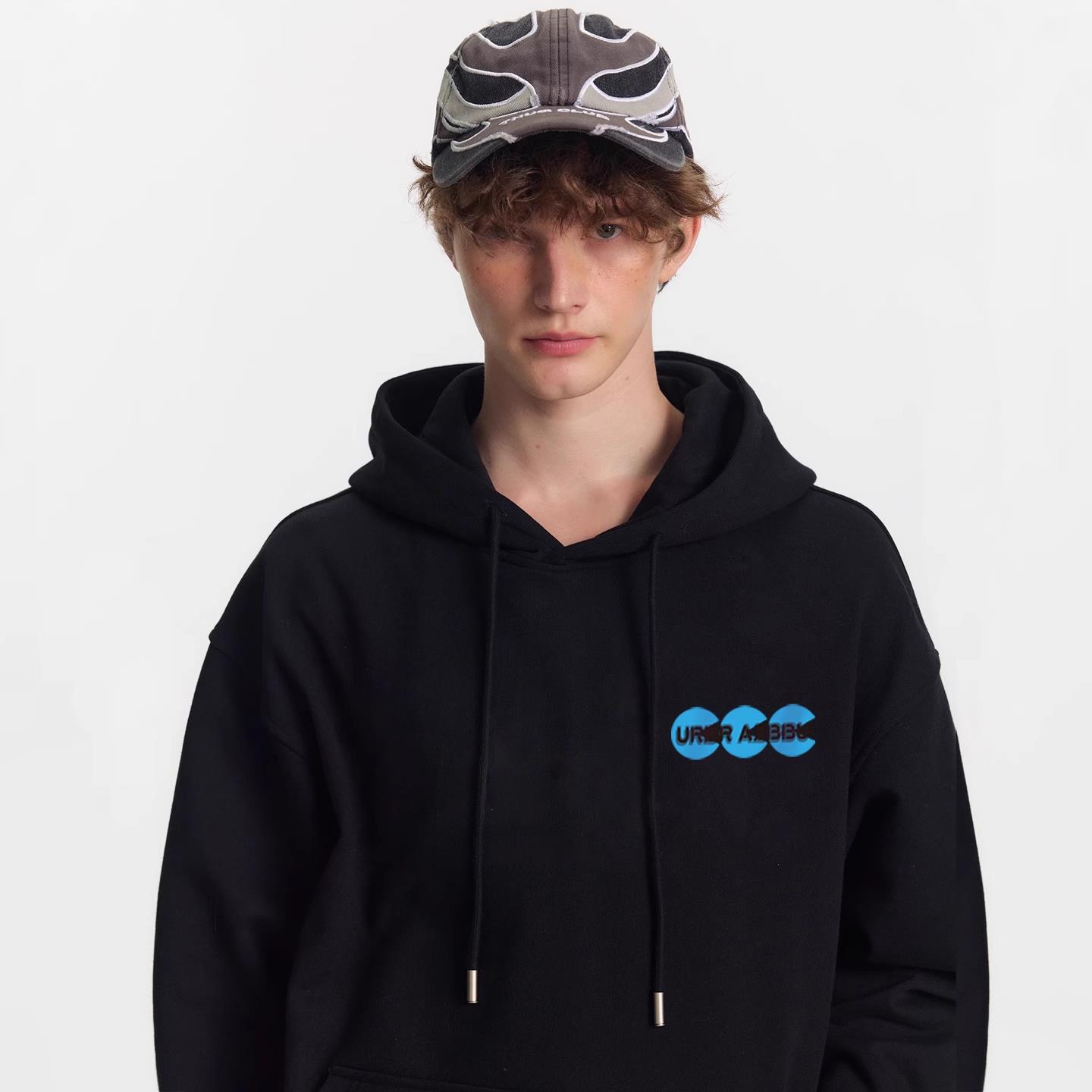 URBRAZBBU官方正品2025新款春秋季男女同款宽松潮牌休闲长袖卫衣