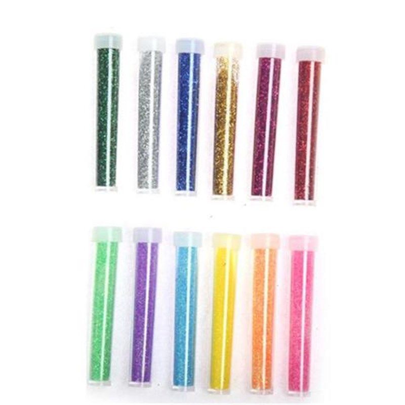 12支装金葱粉闪粉金粉亮粉12色闪光粉幼儿园儿童DIY绘画手工材料,淘宝优惠券,粉丝福利购,淘宝优惠卷