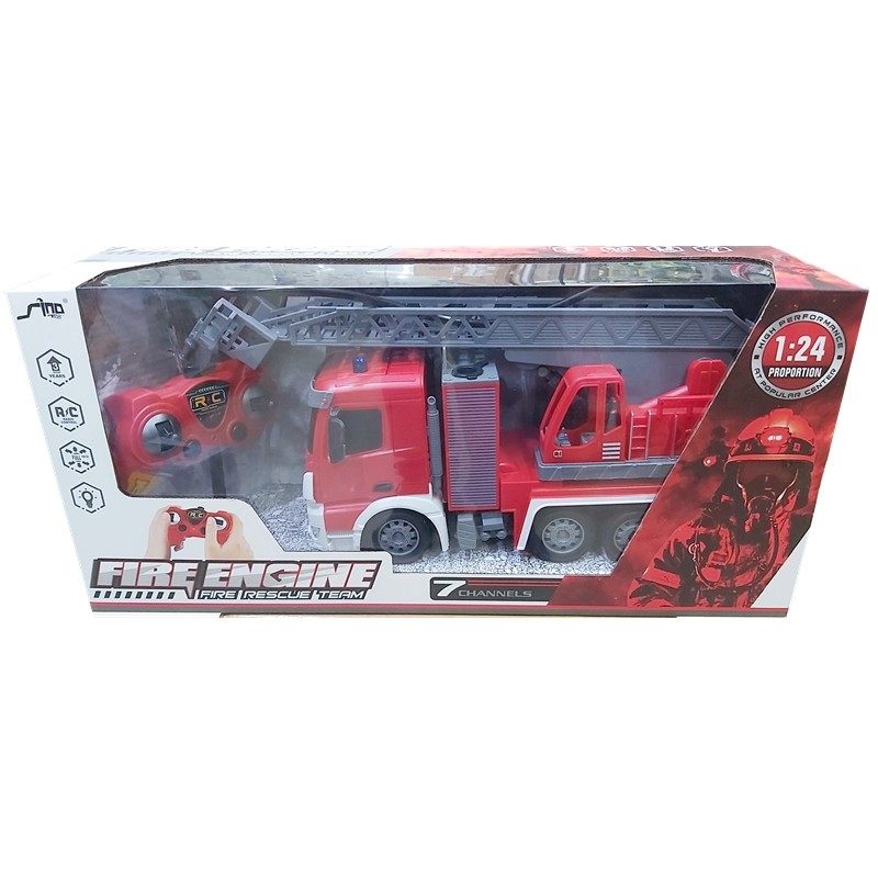 儿童遥控消防车儿童电动工程充电玩具汽车模型重型吊机起重车男孩,淘宝优惠券,粉丝福利购,淘宝优惠卷