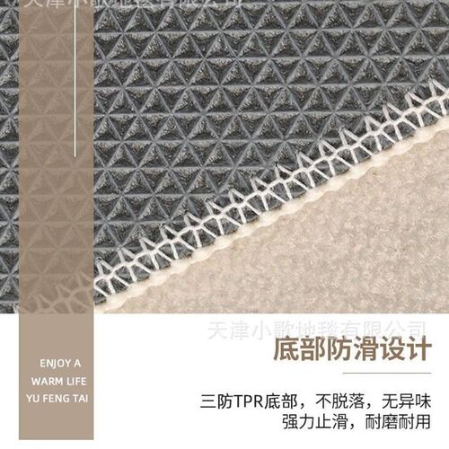 客厅卧室地毯耐脏免洗易打理床边毯沙发茶几大面积全铺水晶绒地垫 - 图2