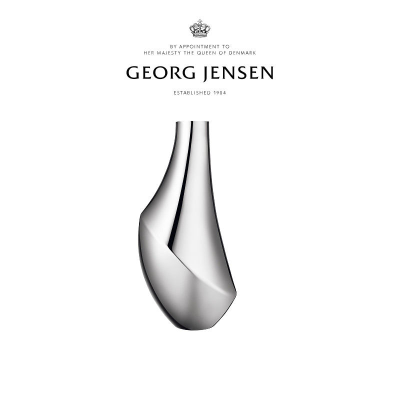 新年礼物GeorgJensen乔治杰生FLORA花瓶北欧客厅餐桌插花桌面摆件,淘宝优惠券,粉丝福利购,淘宝优惠卷