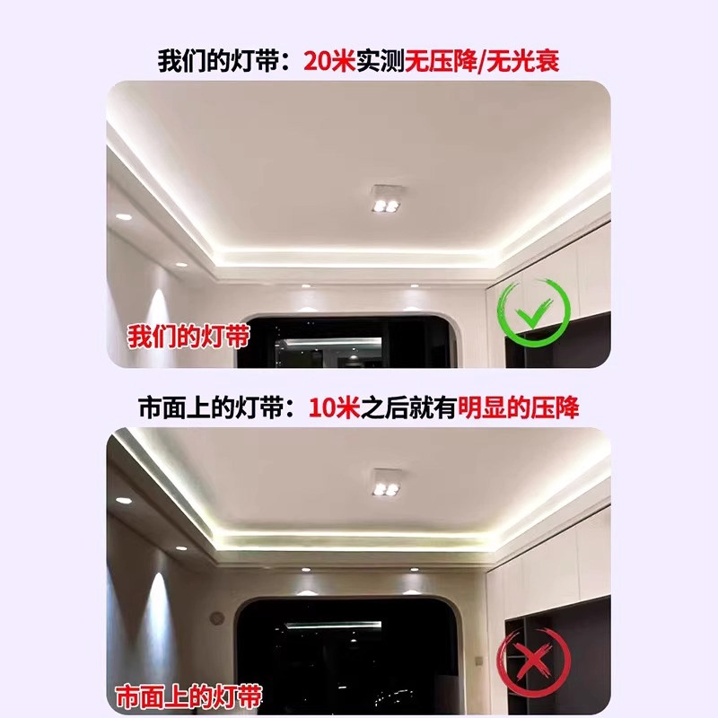 明装双眼皮一体线型灯免吊顶客厅天花发光顶角线灯槽铝合金线条灯,淘宝优惠券,粉丝福利购,淘宝优惠卷