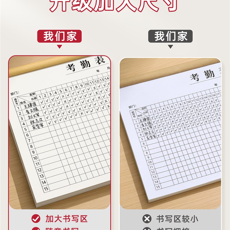 Attendance sheet employee attendance work day record sheet construction site record book attendance sheet personal 2025 attendance book book work