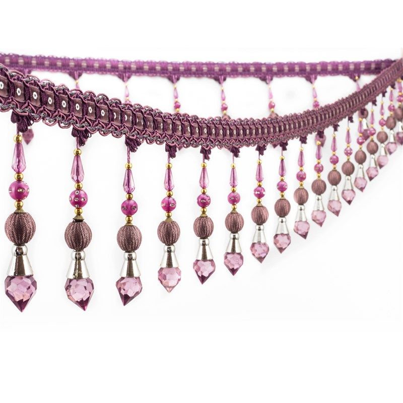 13厘米窗帘花边珠子花边配件流苏吊坠水晶珠子装饰帘头花边12米,淘宝优惠券,粉丝福利购,淘宝优惠卷