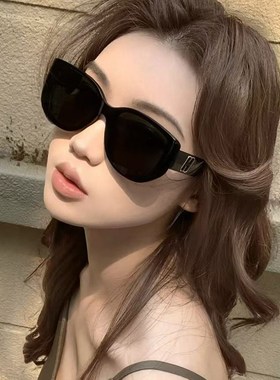 2025新款墨镜女级感个性猫眼大框超轻偏光防紫外线近视太阳眼镜