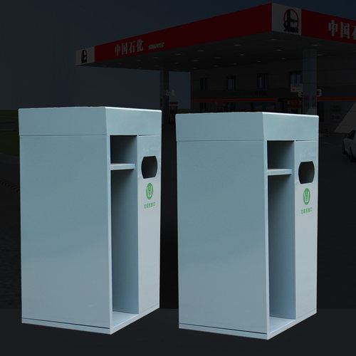 加油站垃圾箱多功能清洁服务x台消防器材箱加油岛垃圾桶灭火器箱 - 图2