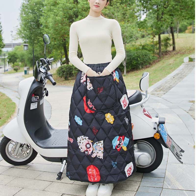 骑电动机车挡风围裙防风罩加厚防水半身裙保暖防寒防冻防风衣冬,淘宝优惠券,粉丝福利购,淘宝优惠卷