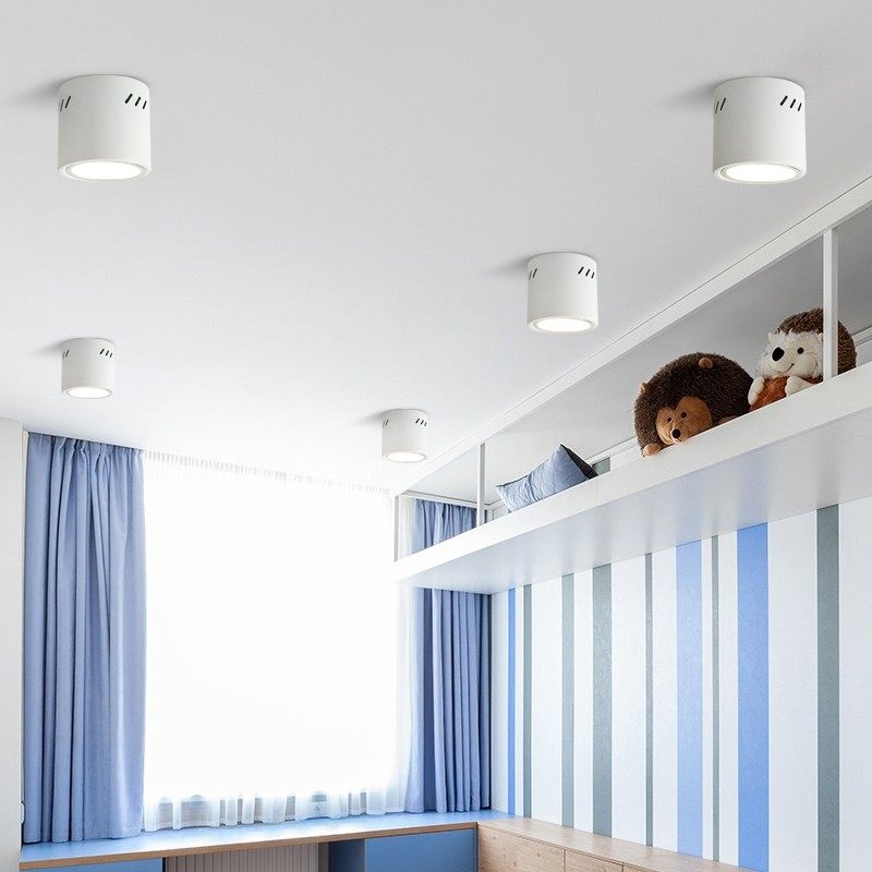 led明装筒灯 4寸5寸6寸8寸吸顶灯 北欧 圆柱 过道 商场办公楼吊灯,淘宝优惠券,粉丝福利购,淘宝优惠卷