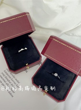 50分扭臂心形六爪结婚婚礼仪式假对戒钻戒活口可调节婚戒拍照道具