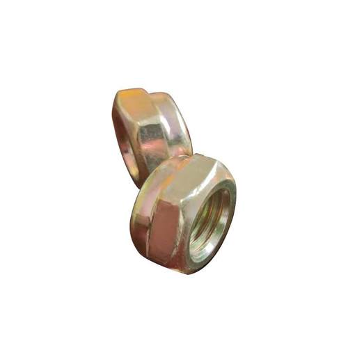 防松螺母尼龙锁紧螺母防滑螺帽镀白彩锌金属紧螺母镀锌螺帽 - 图3