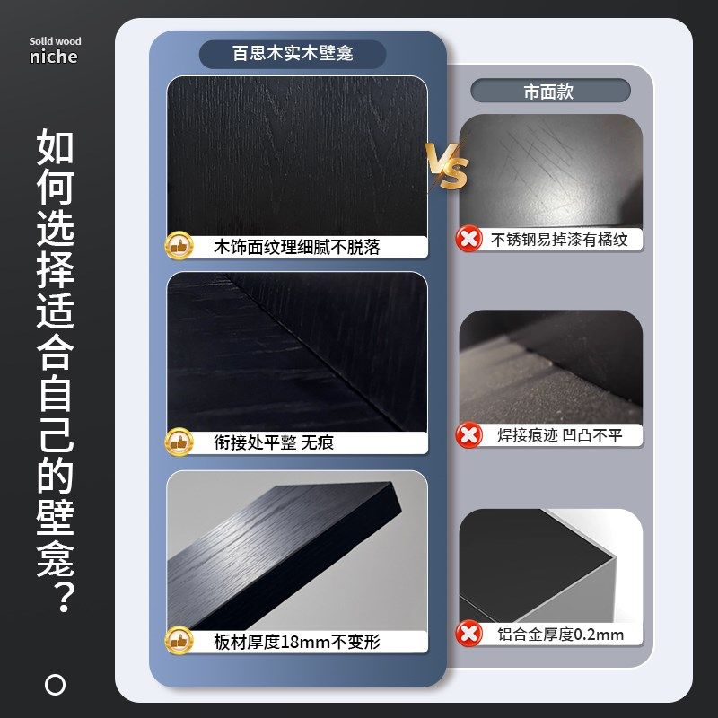 电视机壁龛嵌入式背景墙75/85/100寸定制实木柜内嵌框收纳置物架,淘宝优惠券,粉丝福利购,淘宝优惠卷