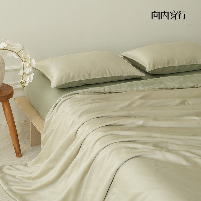 向内穿行60支天丝夏被四件套夏季双面莱赛尔大豆空调被子夏凉被芯,淘宝优惠券,粉丝福利购,淘宝优惠卷
