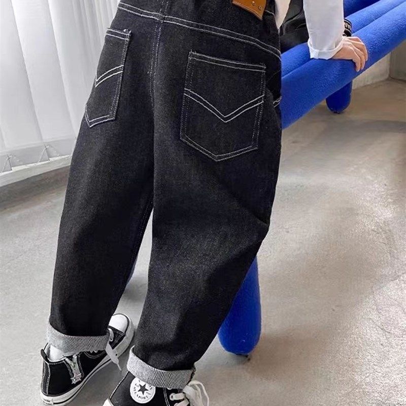 男童裤子春秋款2024新款大童加绒男孩长裤童装春款儿童牛仔裤冬装,淘宝优惠券,粉丝福利购,淘宝优惠卷